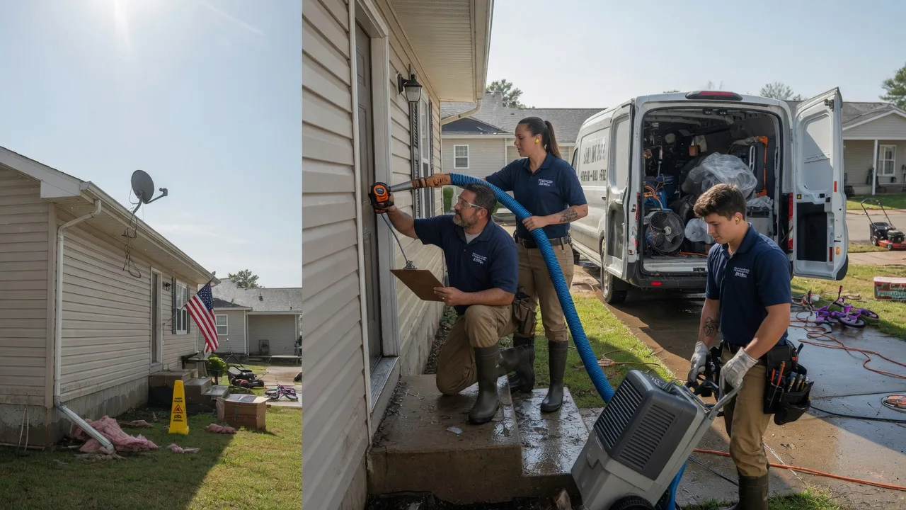 Ceiling Water Damage Restoration in Midlothian, VA near me
